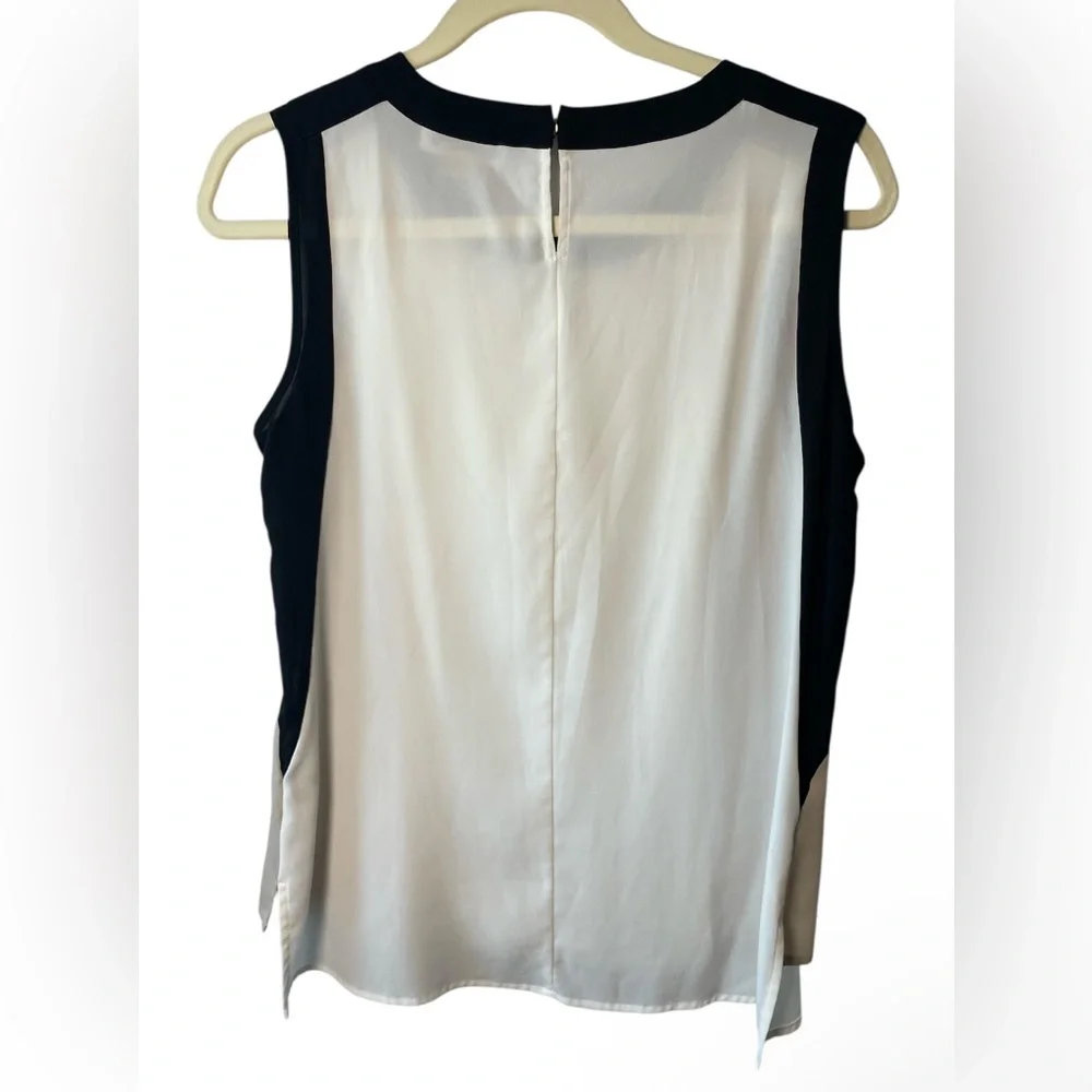 Calvin Klein Colorblock Sleeveless Blouse - Picture 3 of 5